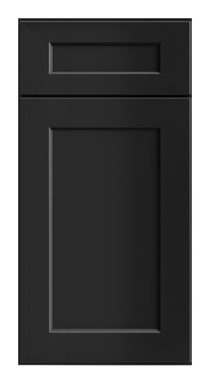 Shaker Black cabinet door sample