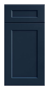 Shaker Navy cabinet door sample