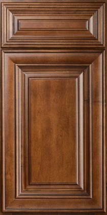Cognac cabinet door sample