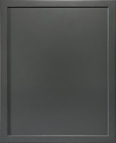 Slim Shaker Cold Black cabinet door sample