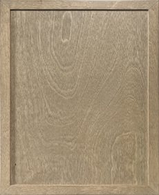 Slim Shaker Natural Ash cabinet door sample